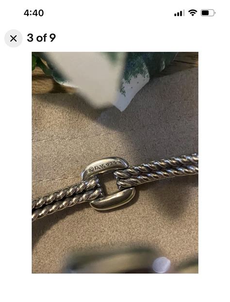 genuine or fake 750 david yurman jewelry